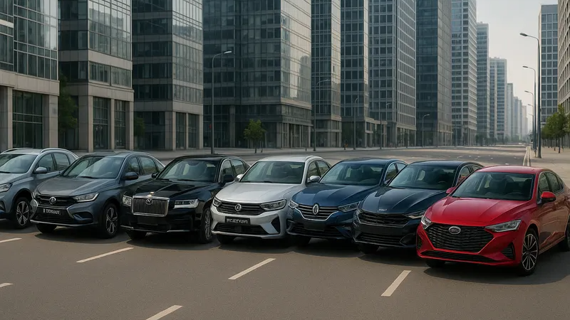 Lada Azimut, Lada Vesta, Aurus Senat, Москвич 6, ГАЗ Волга, Renault Talisman, Kia K5, Hyundai Sonata, Chery Arrizo 8