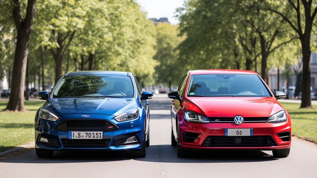 Ford Focus ST и Volkswagen GTI